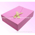 Rigid Gift Box with Ribbon Bow Garment Packaging